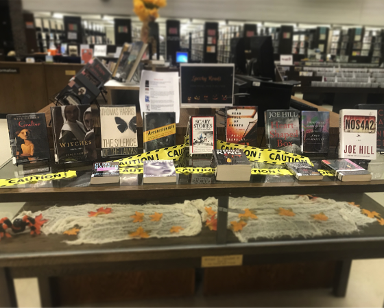 caution! books!