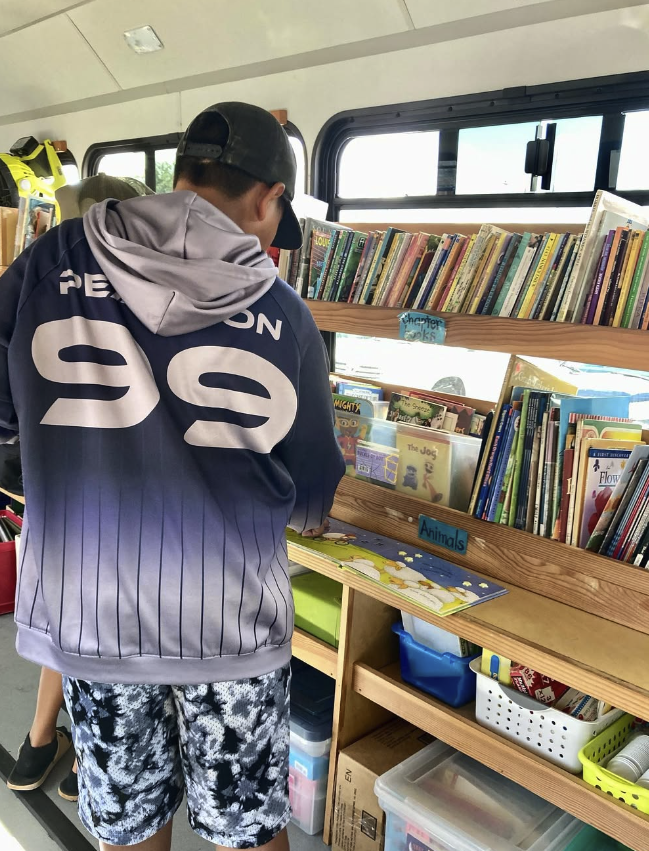 donated books sold on the hawaii literacy bookmobile