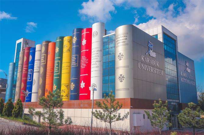 library that looks like books