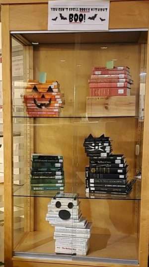 halloween library display