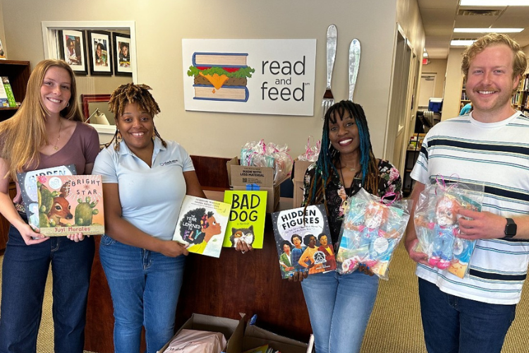 books being donated in raleigh