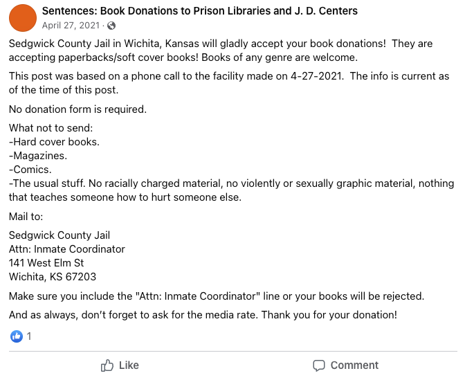 donate books wichita